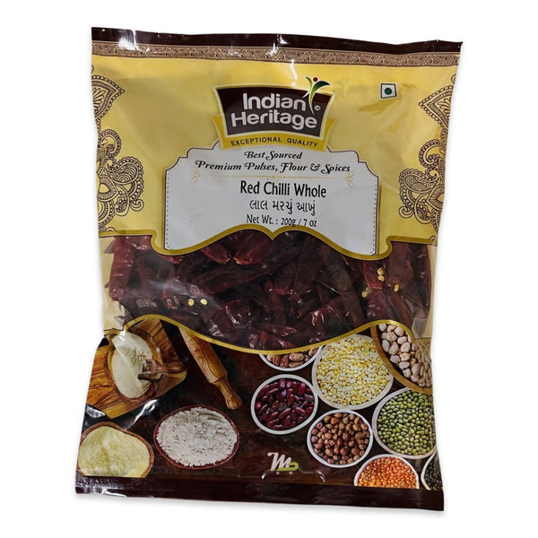 Indian Heritage Red Chilli Whole 200g