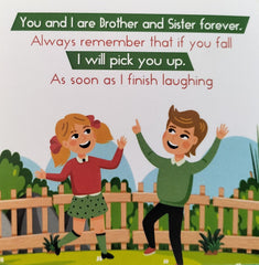 Rakh Message Cards for Brother(Size 7x7 cm)