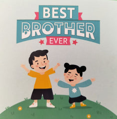 Rakh Message Cards for Brother(Size 7x7 cm)