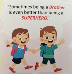 Rakh Message Cards for Brother(Size 7x7 cm)