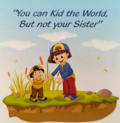 Rakh Message Cards for Brother(Size 7x7 cm)