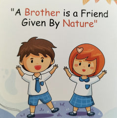 Rakh Message Cards for Brother(Size 7x7 cm)