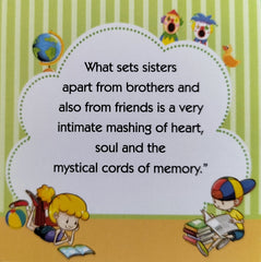 Rakh Message Cards for Brother(Size 7x7 cm)