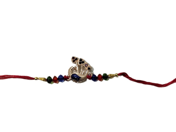 Rakhi Peacock Multicolour
