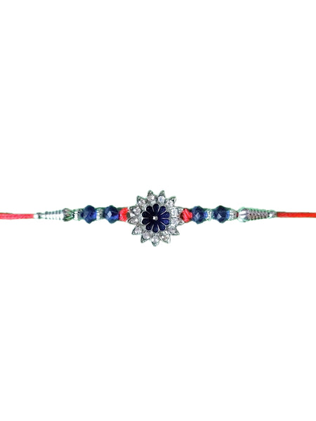 Rakhi Blue and White Flower