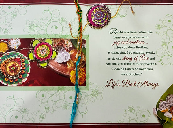 On Rakhi Card