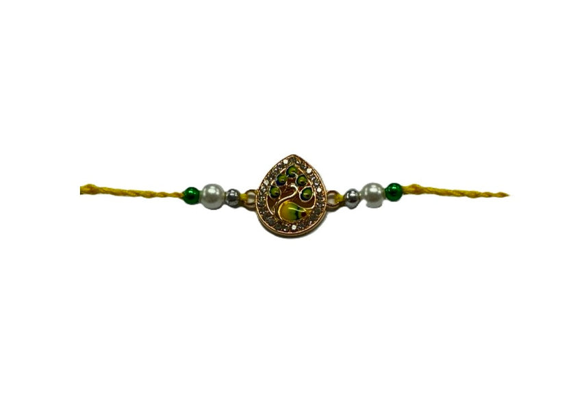 Rakhi Yellow Peacock