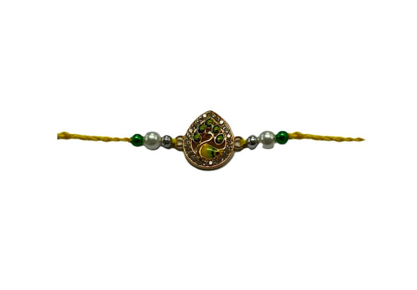 Rakhi Yellow Peacock