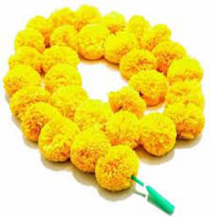 Artificial Marigold Flowers Garland single piece