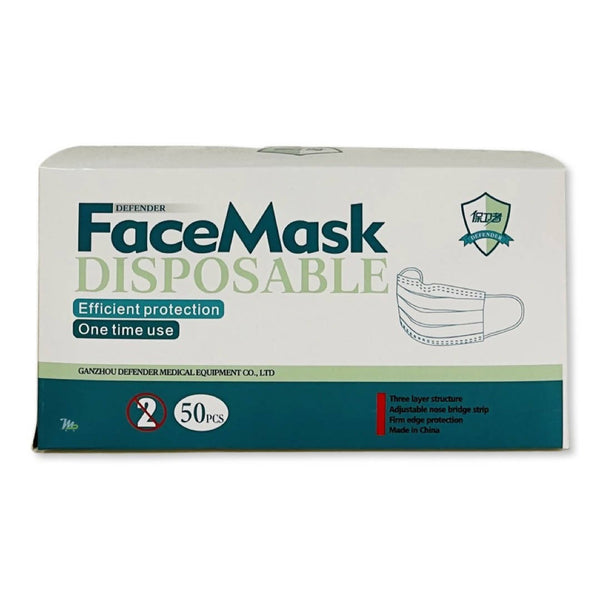 Face Mask Disposable 50pcs