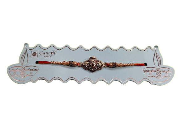 Rakhi Flower Pattern Two Stones