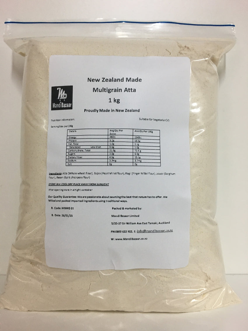 New Zealand Made Multigrain Atta 1kg