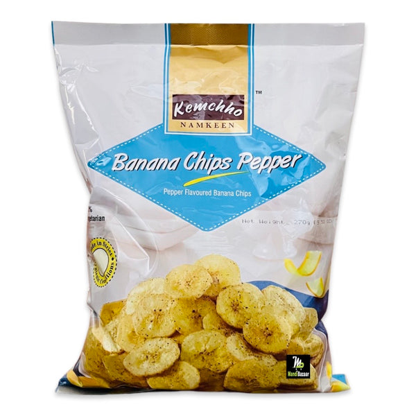 Kemchho Banana Chips Pepper 270g