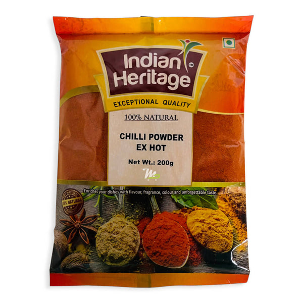 Indian Heritage Chilli Powder Ex Hot 200g