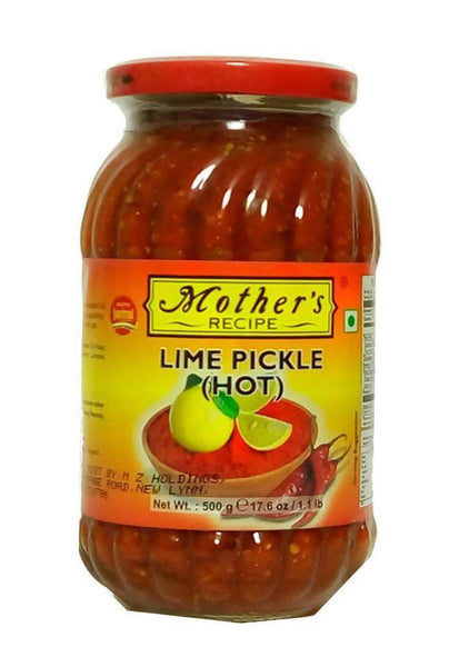 Mothers Recipe Lime Pickle (Hot) 500g