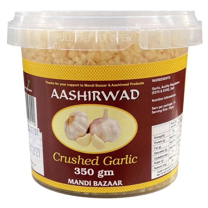 Aashirwad Crushed Garlic, 350g (Made in NZ)